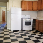 Rented! $1350/mo 2BR/1BA Bucktown by Blue Line! Spacious w/eat-in kitchen, sunny, AC, patio, more!