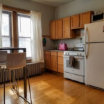 Rented over asking! $1475/mo Vintage 2BR/1BA in Bucktown by Wicker Park and Blue Line! Eat-in kitchen with built-in hutch plus pantry, hardwoods, clawfoot soaker tub, laundry, MORE!