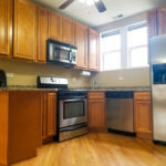 Rented! $1150/mo Beautiful Mayfair condo by Blue Line! 1BR/1BA with office, in-unit laundry, dishwasher, more!