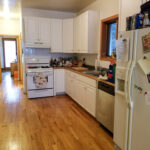 Rented! $2100/mo 3BR/2BA in Noble Square by Blue Line! Fireplace, dishwasher, AC, deck, laundry, parking, more!