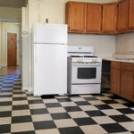 Rented! $1400/mo 2BR/1BA in Bucktown by Blue Line! Eat-in kitchen with walk-in pantry, built-in hutch, hardwoods, patio, more!