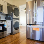 Rented with parking! $1,600/mo 1BR/1BA in McKinley Park near Orange Line! Top floor, dishwasher, in-unit laundry, AC, parking, more!