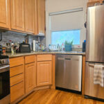 New listing! $1,450/mo 1BR/1BA in Riverside with FREE HEAT! Stainless steel, dishwasher, formal dining room, AC, hardwoods, laundry, parking, more!